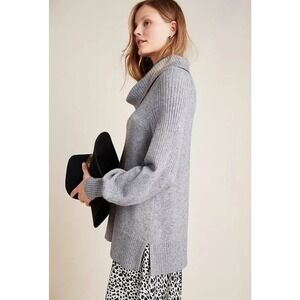 Anthropologie Sweater Women’s Size XS Gray Paloma Knit Turtleneck​​​​